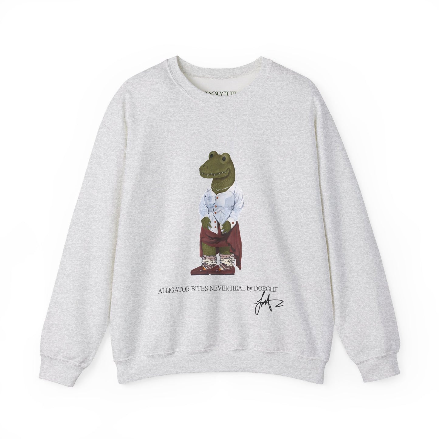 Doechii Tour Merch - Heather Alligator Crewneck